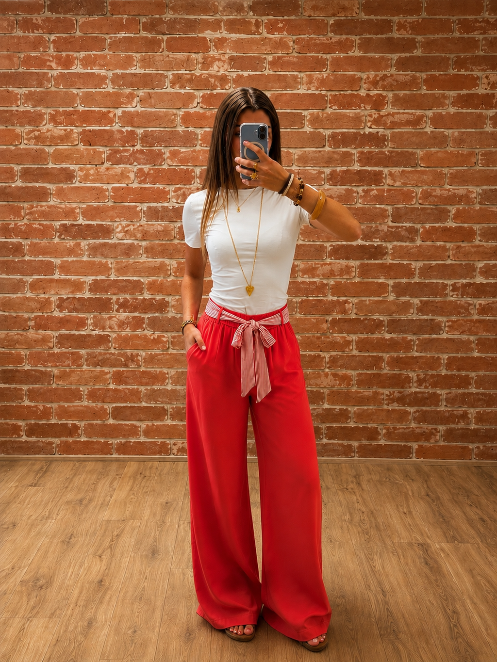 Pantalon Fluide marine