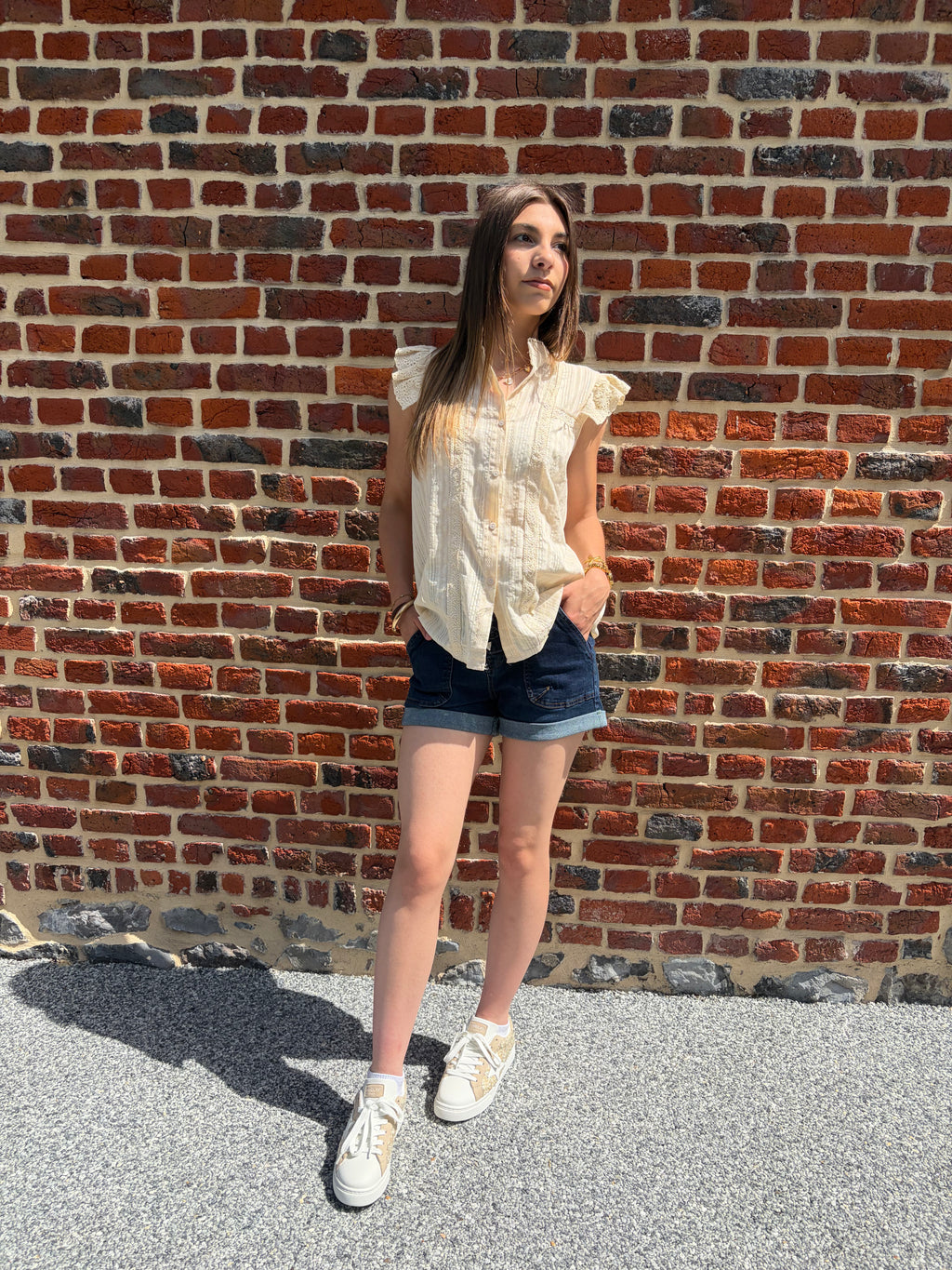 Short en jean
