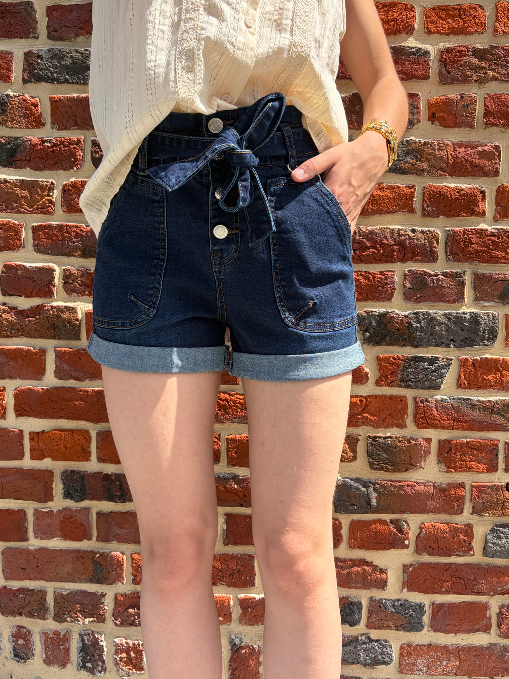 Short en jean
