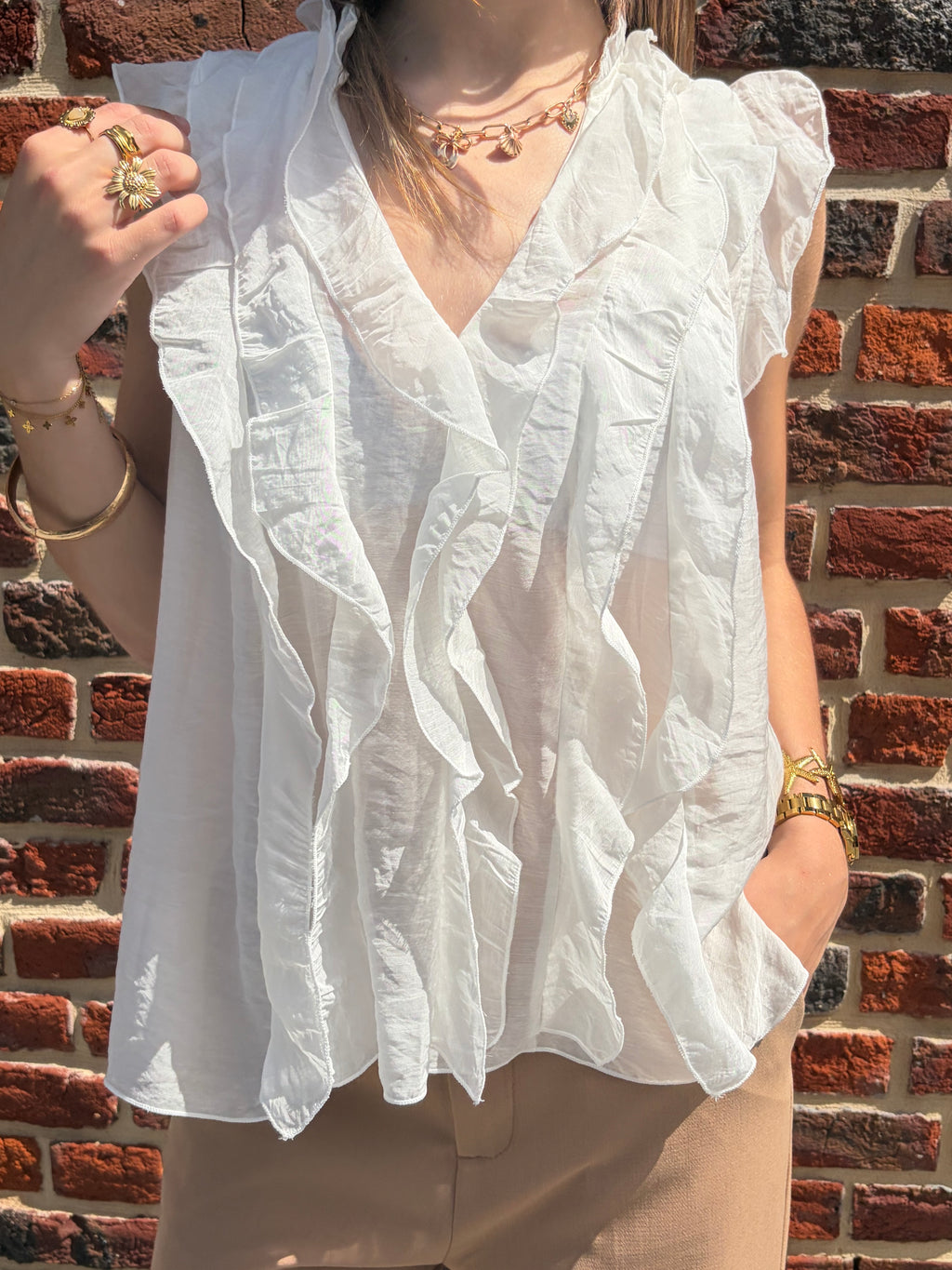 Blouse unie