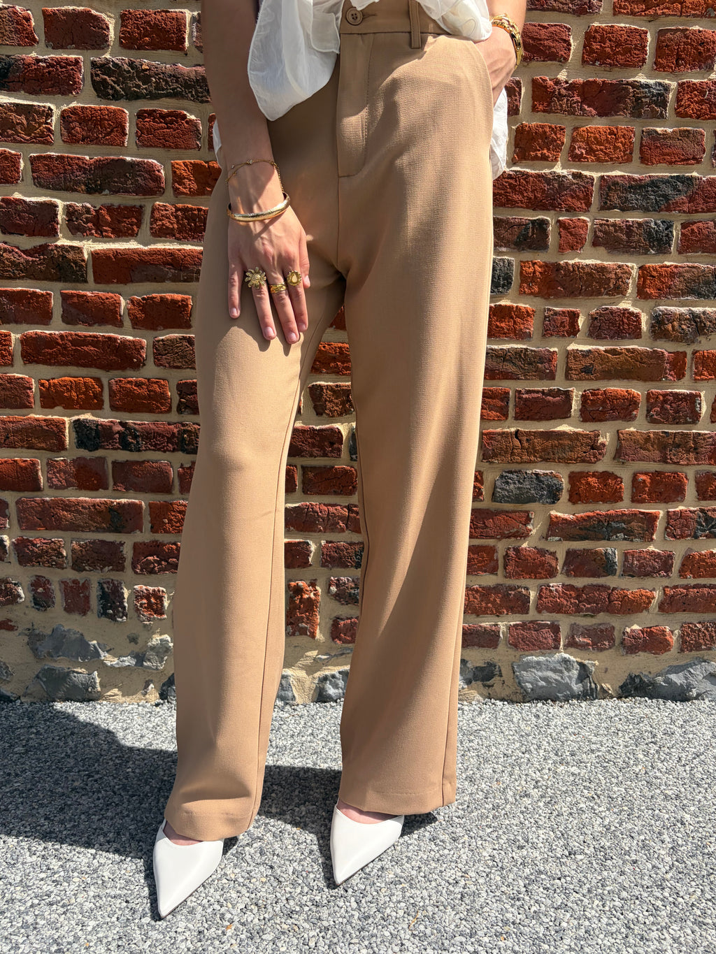 Pantalon tailleur large