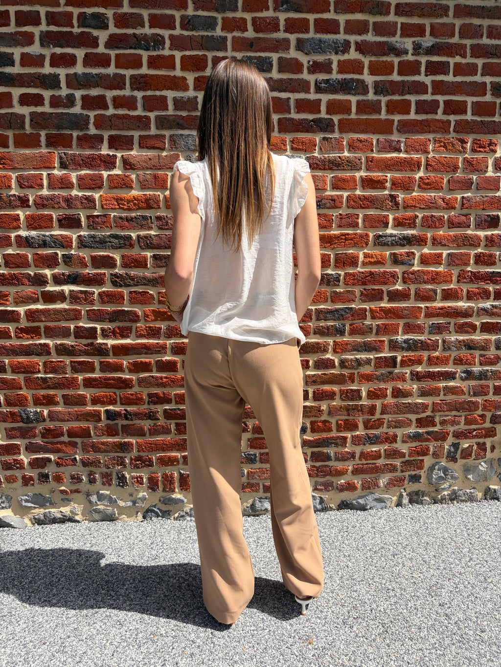 Pantalon tailleur large
