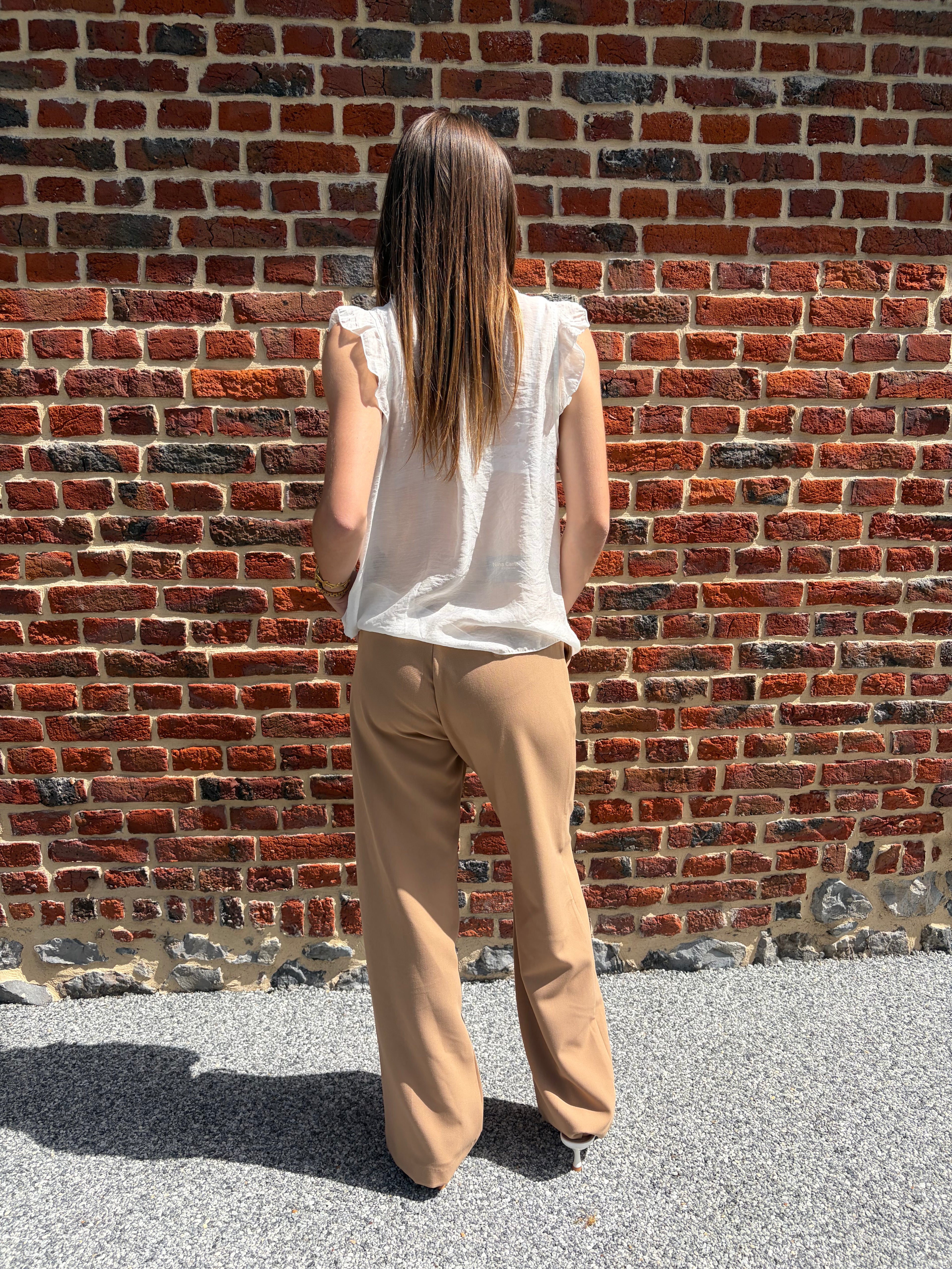 Pantalon tailleur large
