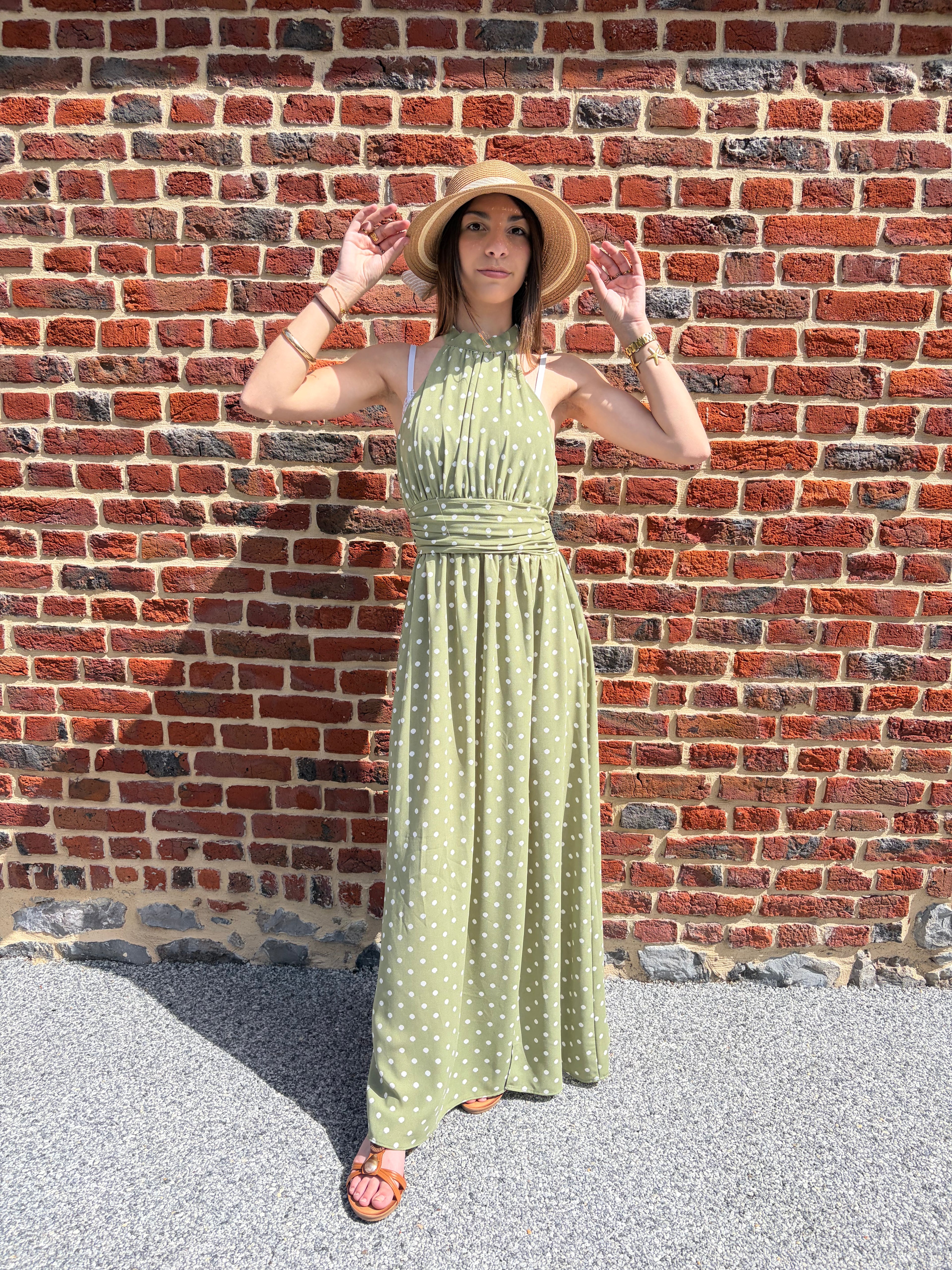 Robe à pois