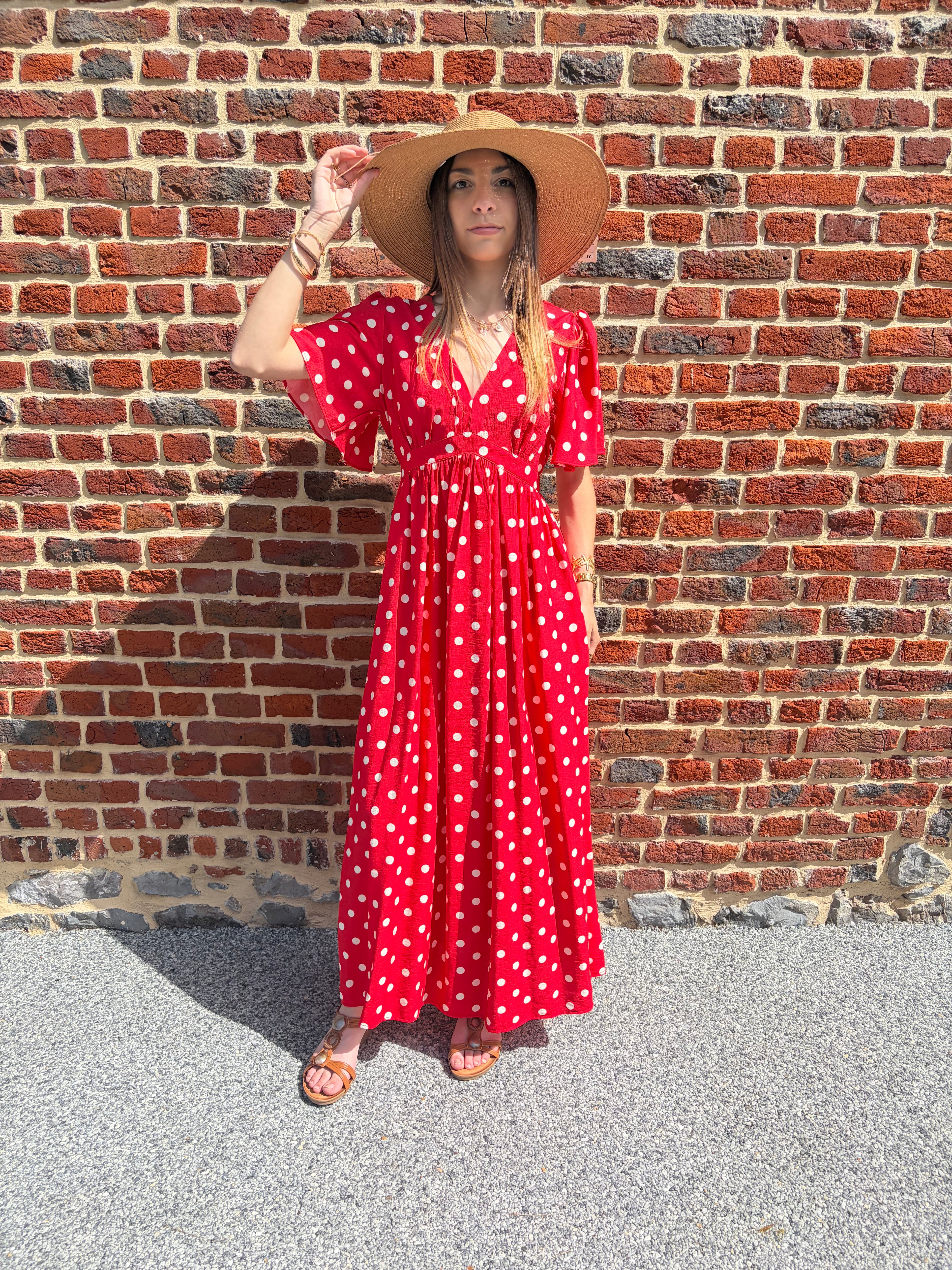 Robe à pois