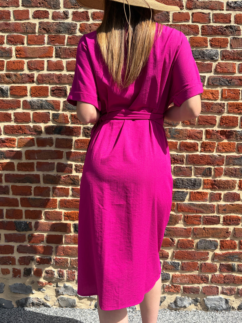 Robe courte porte feuille