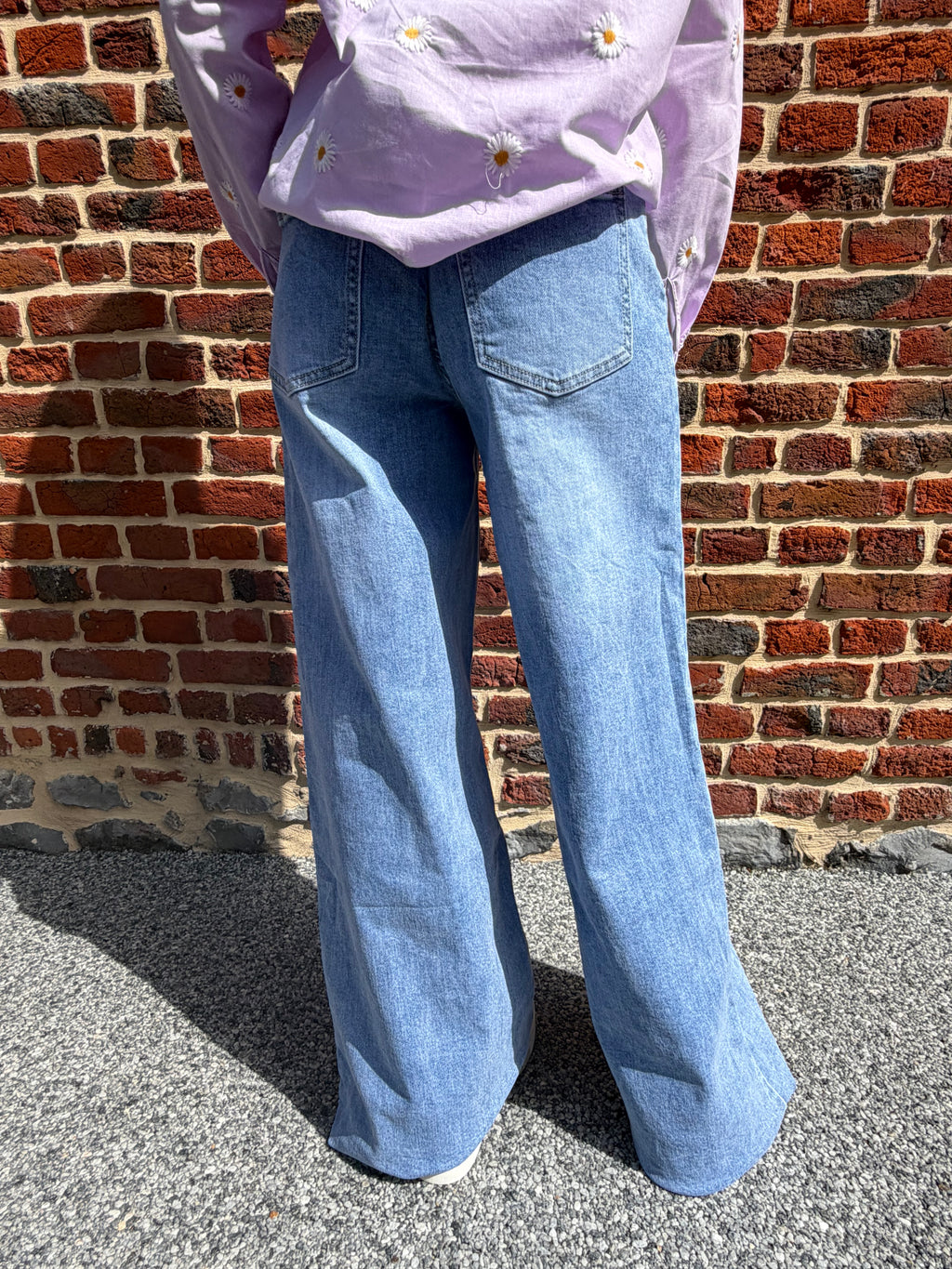 Jean super wide leg 2 poches