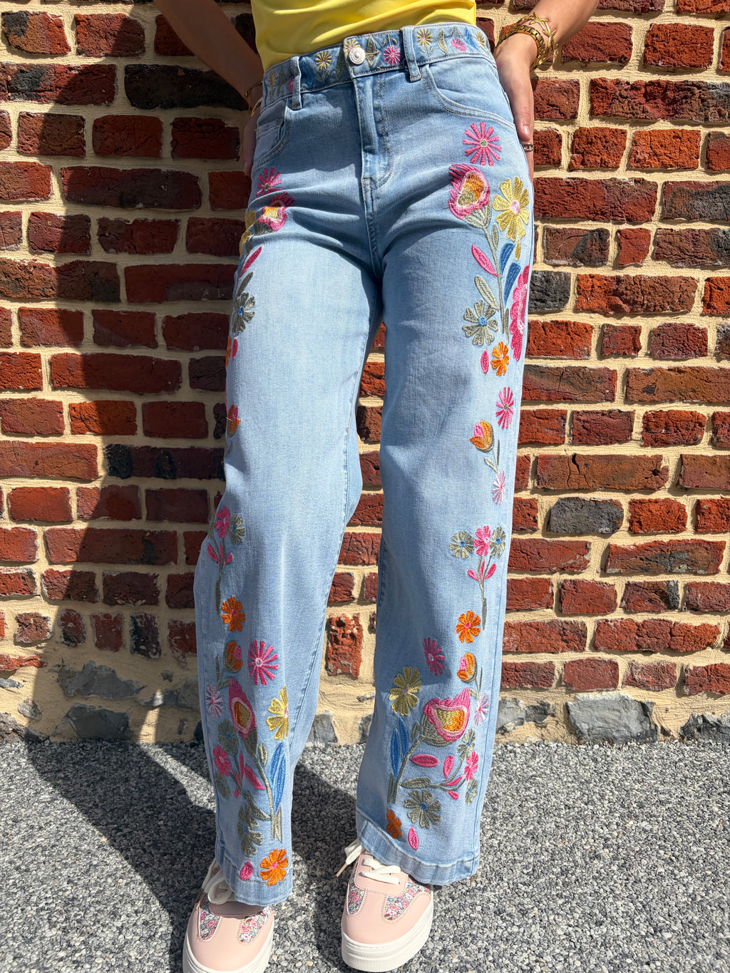 Pantalon wide leg