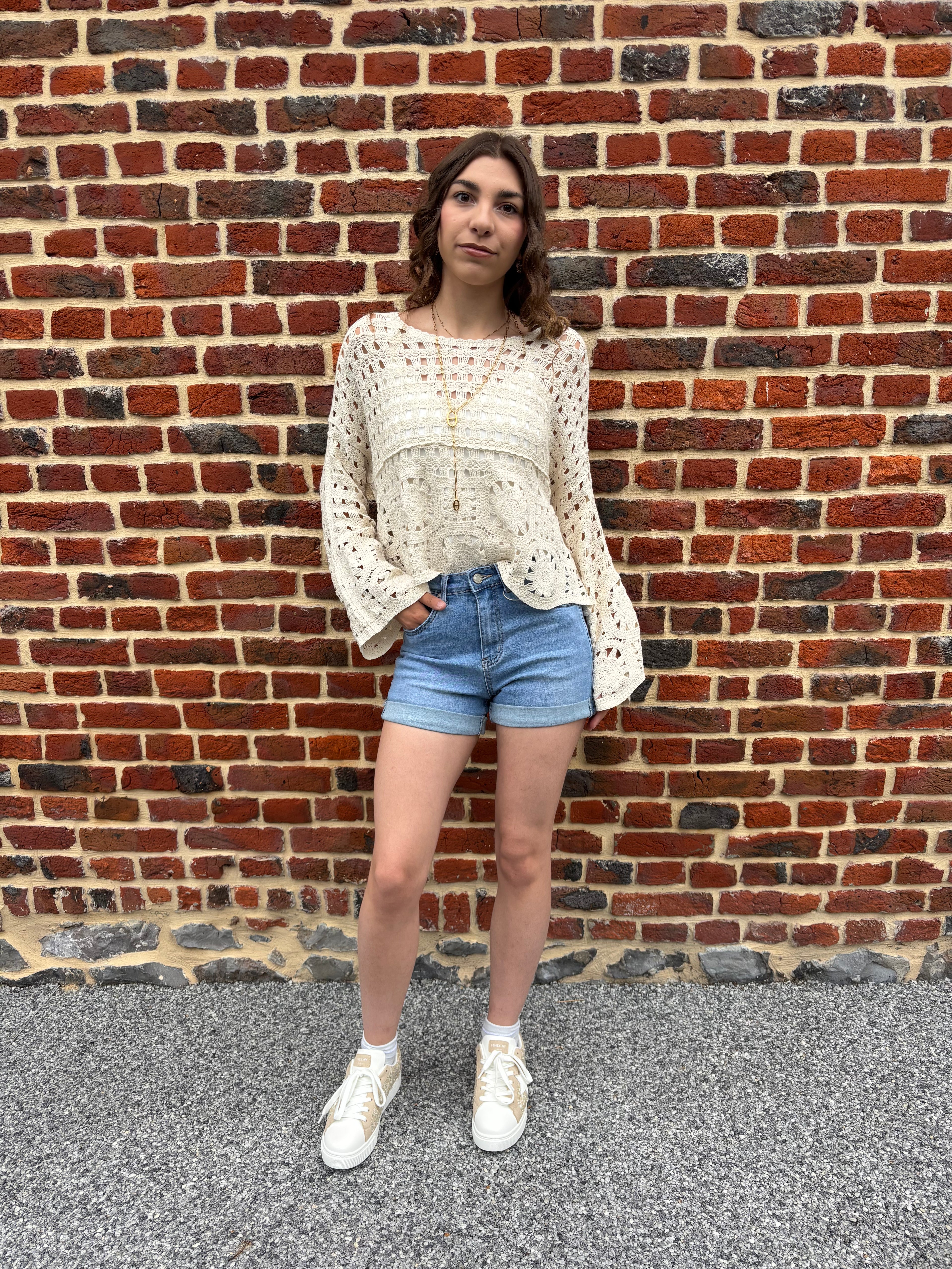Short en jeans