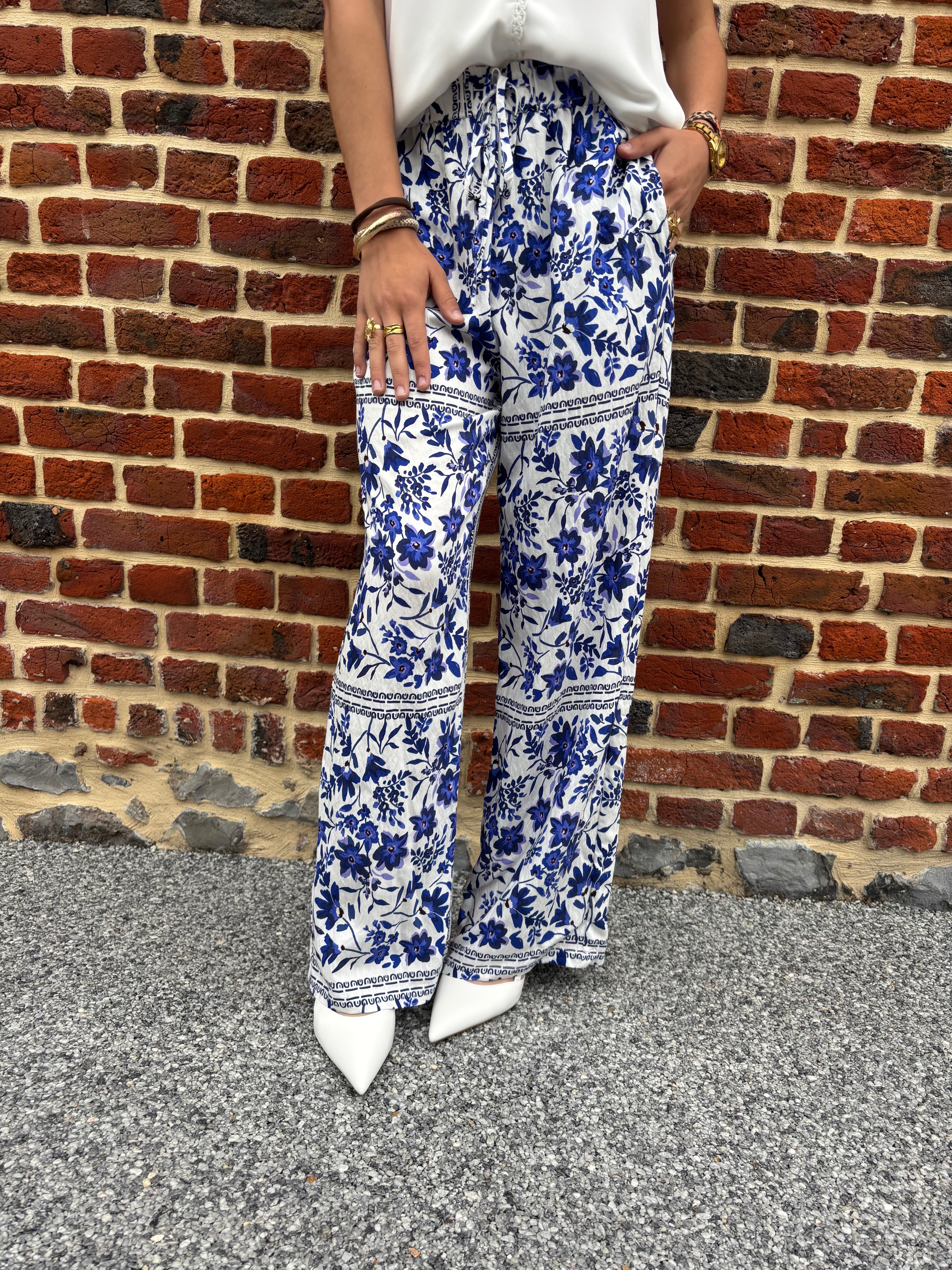 Pantalon fluide imprimé