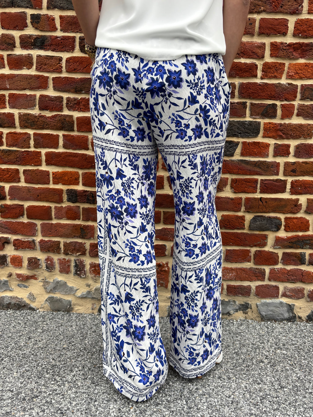 Pantalon fluide imprimé