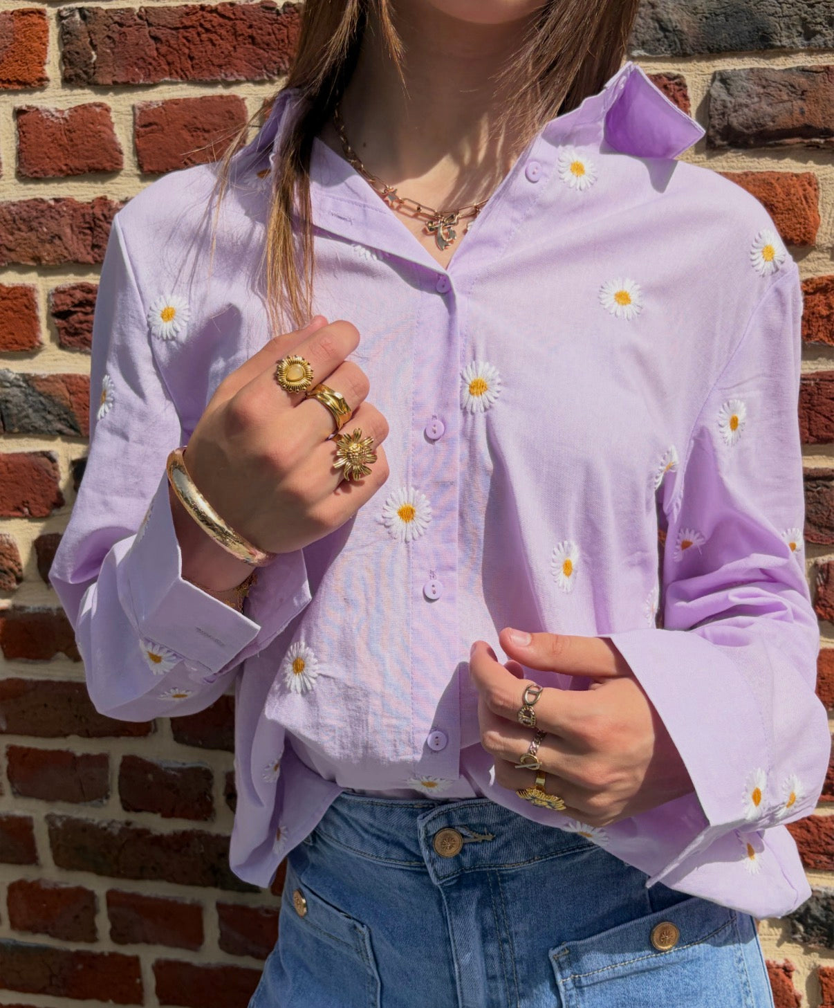 Chemise à fleurs